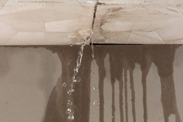 Professional Sewage Cleanup technician working in Westbury, NY